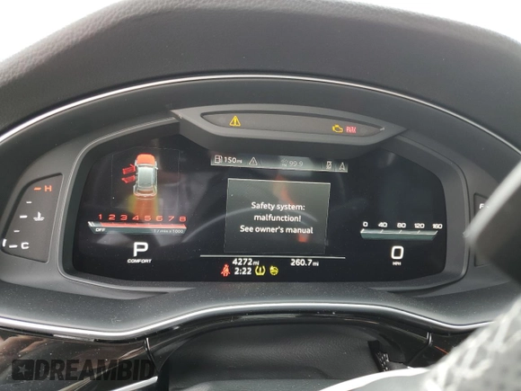 2023 Audi SQ8 Premium Plus z VIN WA1AWBF12PD004868, wystawiony jako Copart lot #47073593 z przebiegiem 4272 mil mil oraz . Historia ofert i sprzedaży dostępna na DreamBid. Obrazek 9.