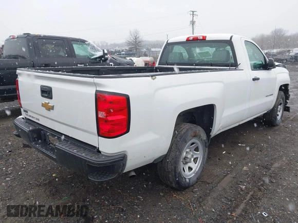 2015 Chevrolet Silverado 1500 Work Truck with VIN 1GCNCPEH5FZ326546, listed as a IAAI auction lot 41554204 with 27,053 mi miles and . Bid and sale history available at DreamBid. Image 4.