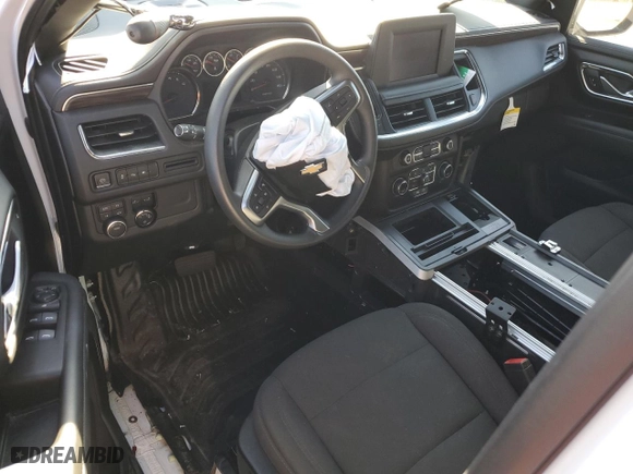 2023 Chevrolet Tahoe Commercial with VIN 1GNSKLED5PR183036, listed as a Copart auction lot 88043635 with 9,421 mi miles and Salvage Title. Bid and sale history available at carsss.com. Image 8.