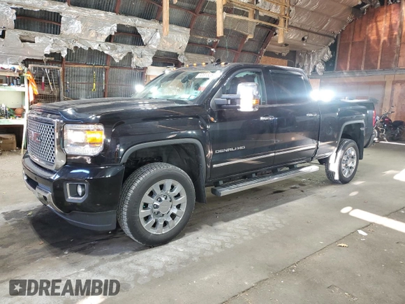 2015 GMC Sierra 2500HD Denali z VIN 1GT120EG1FF668772, wystawiony jako Copart lot #80815254 z przebiegiem 113 260 mil mil oraz Szkoda całkowita • Salvage title. Historia ofert i sprzedaży dostępna na DreamBid. Obrazek 1.