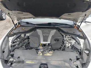 2016 Infiniti Q50 3.0t Red Sport 400 with VIN JN1FV7AR5GM450606, listed as a IAAI auction lot 41614906 with 108,187 mi miles. Bid and sale history available at carsss.com. Image 10.