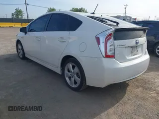 2013 Toyota Prius One with VIN JTDKN3DU9D5685925, listed as a IAAI auction lot 42142830 with 166,976 mi miles and . Bid and sale history available at DreamBid. Image 3.