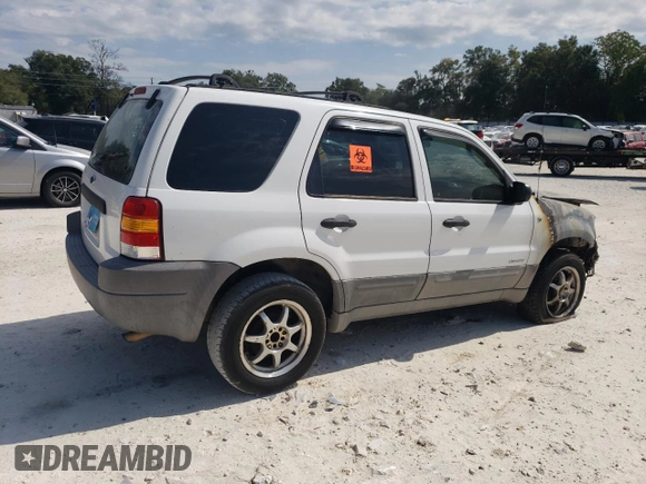 2002 Ford Escape XLS Choice with VIN 1FMYU011X2KB24469, listed as a Copart auction lot 76462504 with Not provided miles and Salvage title. Bid and sale history available at DreamBid. Image 3.