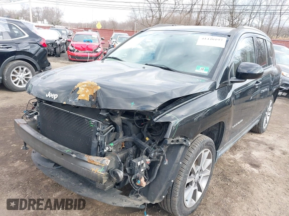 2016 Jeep Compass High Altitude Edition with VIN 1C4NJDEB8GD805378, listed as a IAAI auction lot 41440197 with 80,848 mi miles. Bid and sale history available at carsss.com. Image 6.