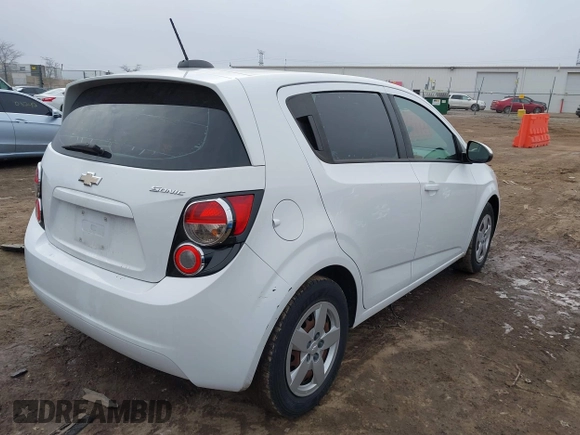 2015 Chevrolet Sonic LS with VIN 1G1JA6SH3F4160438, listed as a IAAI auction lot 41230481 with 98,424 mi miles and . Bid and sale history available at DreamBid. Image 4.