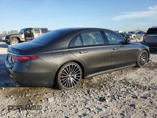 2023 Mercedes-Benz S 580 with VIN W1K6G7GB3PA203111, listed as a Copart auction lot 46899145 with 10,445 mi miles and Salvage Title. Bid and sale history available at DreamBid. Image 3.
