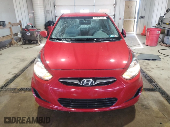 2013 Hyundai Accent GLS with VIN KMHCT4AE8DU343459, listed as a Copart auction lot 52325165 with 87,519 mi miles and Salvage Title. Bid and sale history available at carsss.com. Image 5.