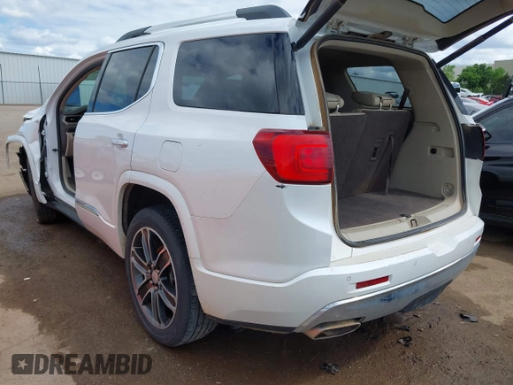 2018 GMC Acadia Denali z VIN 1GKKNPLSXJZ177348, wystawiony jako IAAI lot #42221558 z przebiegiem 115 281 mil mil oraz . Historia ofert i sprzedaży dostępna na DreamBid. Obrazek 3.