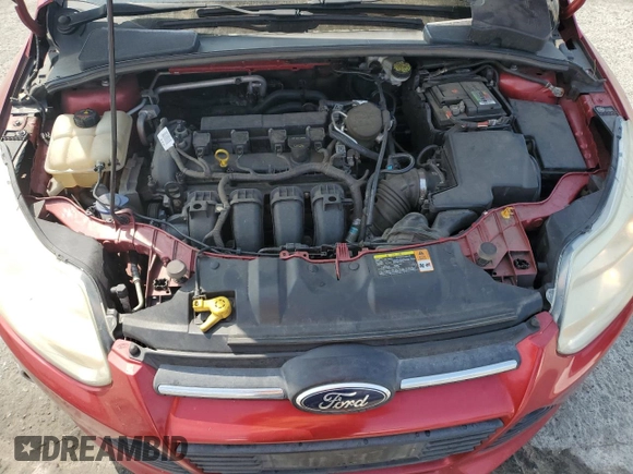 2012 Ford Focus SE with VIN 1FAHP3F28CL431445, listed as a Copart auction lot 59562595 with 152,842 mi miles and Salvage title. Bid and sale history available at DreamBid. Image 11.