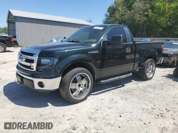 2013 Ford F-150 XL with VIN 1FTMF1CM1DFD63978, listed as a Copart auction lot 52976295 with 173,007 mi miles and Salvage title. Bid and sale history available at DreamBid. Image 1.
