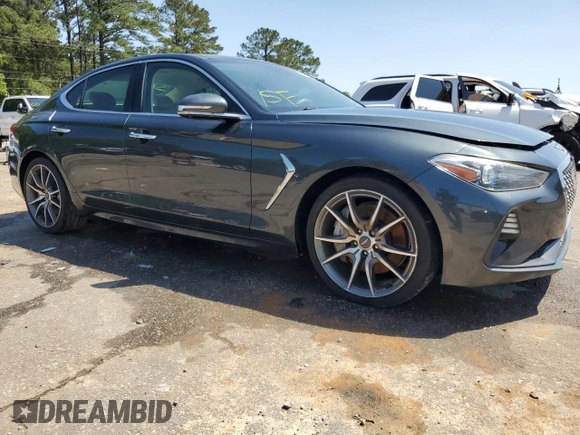 2019 Genesis G70 Advanced z VIN KMTG34LE1KU012157, wystawiony jako Copart lot #52313255 z przebiegiem 63 799 mil mil oraz Szkoda całkowita • Salvage title. Historia ofert i sprzedaży dostępna na DreamBid. Obrazek 4.