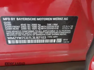 2020 MINI Countryman Cooper S z VIN WMZYW7C07L3L97103, wystawiony jako Copart lot #86319804 z przebiegiem 77 202 mil mil oraz Szkoda całkowita • Salvage title. Historia ofert i sprzedaży dostępna na DreamBid. Obrazek 12.