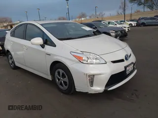 2015 Toyota Prius Four with VIN JTDKN3DU1F1924846, listed as a IAAI auction lot 41228717 with 132,542 mi miles and . Bid and sale history available at DreamBid. Image 1.