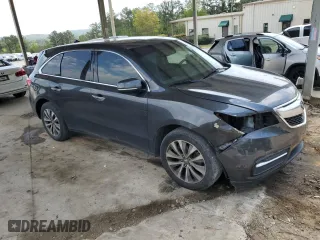 2014 Acura MDX Tech Pkg with VIN 5FRYD4H41EB050225, listed as a Copart auction lot 52290465 with 204,155 mi miles and Salvage Title. Bid and sale history available at carsss.com. Image 4.