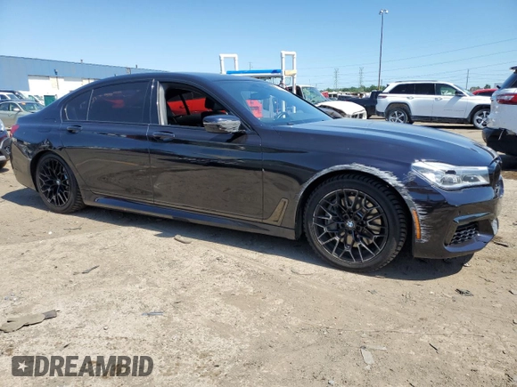 2019 BMW 7 Series 750i xDrive с VIN WBA7F2C57KB240392, выставлен на аукционе Copart как лот 58296274 с пробегом 44 676 миль миль и Списание • Salvage title. История ставок и продаж доступна на DreamBid. Изображение 4.