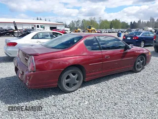 2001 Chevrolet Monte Carlo SS with VIN 2G1WX15K819340583, listed as a IAAI auction lot 42079082 with 123,213 mi miles. Bid and sale history available at carsss.com. Image 4.