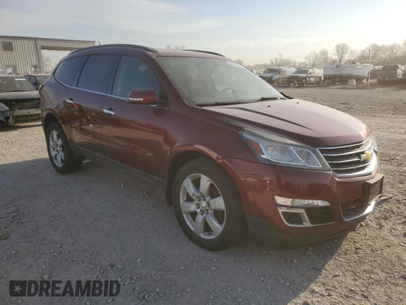 2017 Chevrolet Traverse LT with VIN 1GNKVGKDXHJ111350, listed as a Copart auction lot 50729445 with 95,064 mi miles and Salvage Title. Bid and sale history available at DreamBid. Image 4.