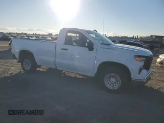 2022 Chevrolet Silverado 1500 Work Truck with VIN 3GCNAAEK2NG568823, listed as a Copart auction lot 81244164 with 48,007 mi miles and Clean Title. Bid and sale history available at DreamBid. Image 4.