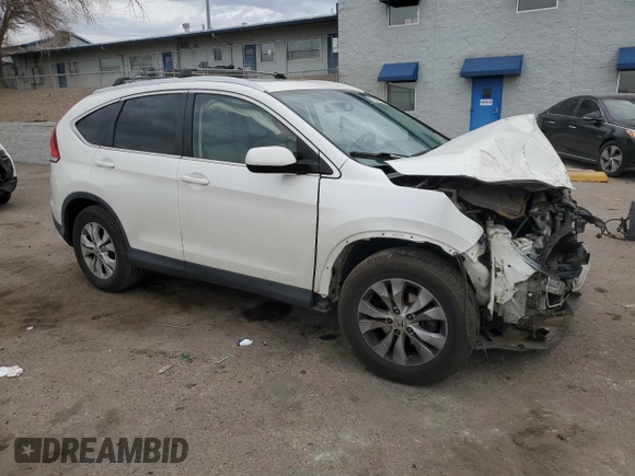 2014 Honda CR-V EX-L with VIN 5J6RM4H75EL019678, listed as a Copart auction lot 47896745 with 86,336 mi miles and Salvage Title. Bid and sale history available at carsss.com. Image 4.