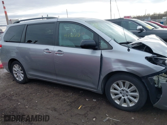2013 Toyota Sienna XLE with VIN 5TDDK3DC7DS056599, listed as a IAAI auction lot 41736510 with 120,230 mi miles and . Bid and sale history available at DreamBid. Image 13.