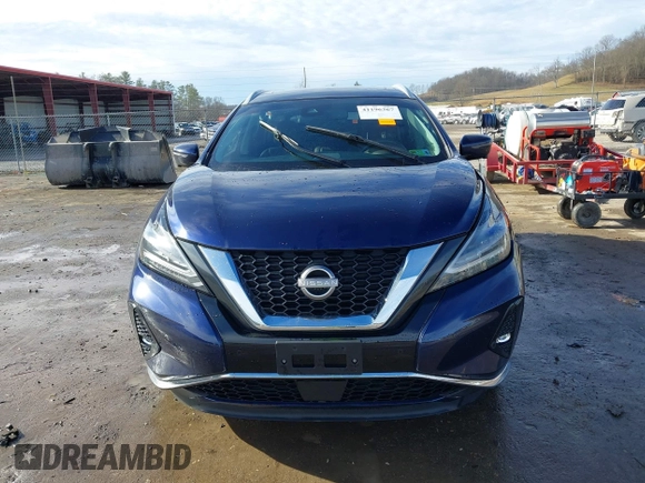 2023 Nissan Murano Platinum with VIN 5N1AZ2DS8PC102524, listed as a IAAI auction lot 41196367 with 21,118 mi miles. Bid and sale history available at carsss.com. Image 12.