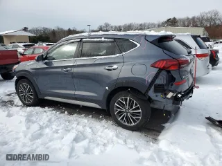 2021 Hyundai Tucson Limited with VIN KM8J3CAL5MU311424, listed as a Copart auction lot 44607105 with 43,373 mi miles and Non Repairable. Bid and sale history available at carsss.com. Image 2.