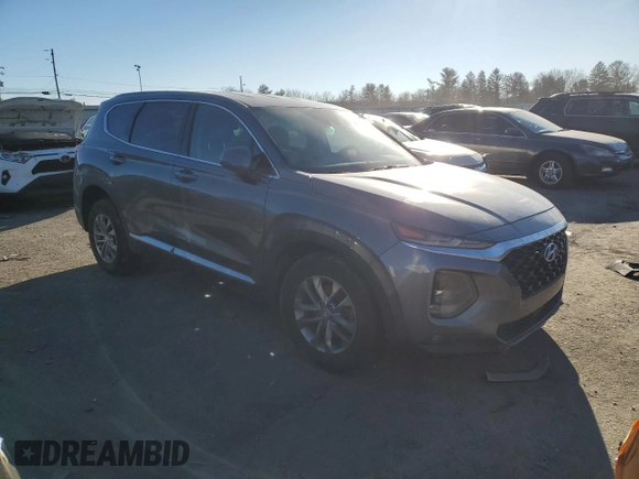 2019 Hyundai Santa Fe SEL with VIN 5NMS3CAD2KH008493, listed as a Copart auction lot 35865073 with 0 mi miles. Bid and sale history available at carsss.com. Image 4.