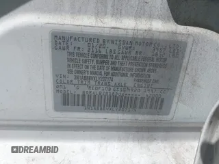 2020 Nissan Sentra S with VIN 3N1AB8BVXLY207174, listed as a IAAI auction lot 42058963 with 133,458 mi miles. Bid and sale history available at carsss.com. Image 9.
