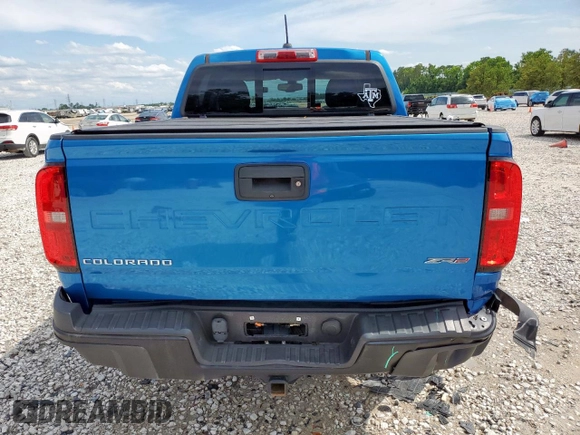 2021 Chevrolet Colorado 4WD ZR2 z VIN 1GCGTEEN7M1157788, wystawiony jako Copart lot #58042845 z przebiegiem 49 008 mil mil oraz Szkoda całkowita • Salvage title. Historia ofert i sprzedaży dostępna na DreamBid. Obrazek 6.