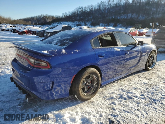 2019 Dodge Charger SRT Hellcat with VIN 2C3CDXL97KH561898, listed as a Copart auction lot 41762775 with Not Provided miles and Salvage Title. Bid and sale history available at DreamBid. Image 3.