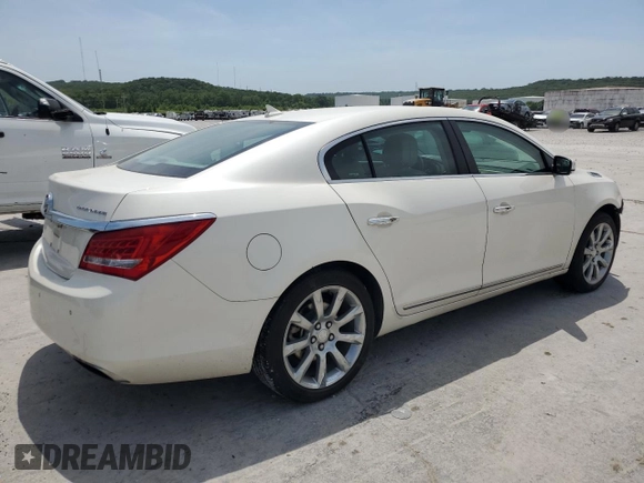 2014 Buick LaCrosse Premium I with VIN 1G4GD5G30EF255277, listed as a Copart auction lot 57251345 with 134,500 mi miles and Salvage title. Bid and sale history available at DreamBid. Image 3.