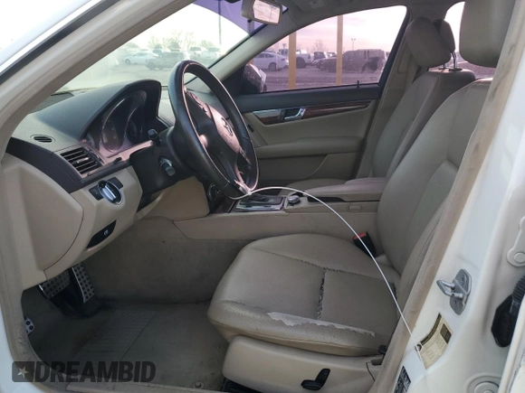2011 Mercedes-Benz C 300 Sport with VIN WDDGF8BB1BR148401, listed as a Copart auction lot 50874965 with 147,216 mi miles and Salvage Title. Bid and sale history available at carsss.com. Image 7.