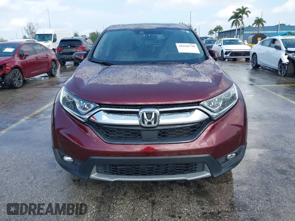 2019 Honda CR-V EX with VIN 2HKRW1H57KH500951, listed as a IAAI auction lot 41936738 with 45,901 mi miles. Bid and sale history available at carsss.com. Image 12.