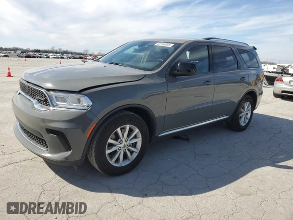 2023 Dodge Durango SXT with VIN 1C4RDHAG2PC635431, listed as a Copart auction lot 50195085 with 38,114 mi miles and Salvage title. Bid and sale history available at DreamBid. Image 1.