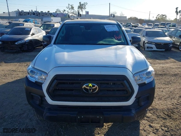 2023 Toyota Tacoma 2WD SR with VIN 3TYRX5GN9PT072800, listed as a IAAI auction lot 41622901 with 14,528 mi miles. Bid and sale history available at carsss.com. Image 12.
