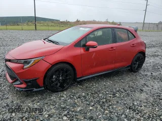 2021 Toyota Corolla Hatchback SE with VIN JTND4MBEXM3106543, listed as a Copart auction lot 70139804 with 69,709 mi miles and Salvage Title. Bid and sale history available at carsss.com. Image 1.