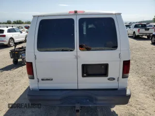 2006 Ford Econoline Cargo with VIN 1FTRE14W76DB44255, listed as a Copart auction lot 54927385 with 208,158 mi miles and Clean Title. Bid and sale history available at carsss.com. Image 6.