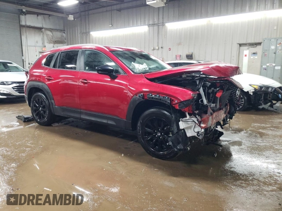 2025 Mazda CX-50 S Preferred with VIN 7MMVABBM0SN340561, listed as a Copart auction lot 50133805 with 1,169 mi miles and Non Repairable. Bid and sale history available at DreamBid. Image 4.