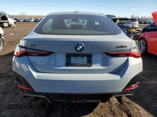 2023 BMW i4 M50 with VIN WBY33AW0XPFN41239, listed as a Copart auction lot 40243724 with 16,063 mi miles and Clean Title. Bid and sale history available at carsss.com. Image 6.