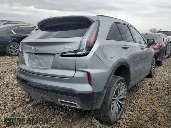 2024 Cadillac XT4 AWD Sport with VIN 1GYFZFR49RF134390, listed as a Copart auction lot 73012834 with 6,092 mi miles and Salvage title. Bid and sale history available at DreamBid. Image 3.