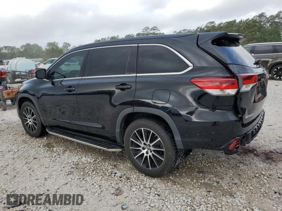 2017 Toyota Highlander XLE with VIN 5TDKZRFH5HS198499, listed as a Copart auction lot 51581555 with 109,239 mi miles and Clean title. Bid and sale history available at DreamBid. Image 2.