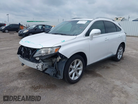 2010 Lexus RX 350 with VIN 2T2BK1BA1AC079048, listed as a IAAI auction lot 42391234 with 116,152 mi miles and . Bid and sale history available at DreamBid. Image 2.