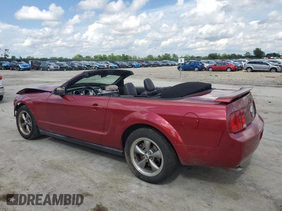 2005 Ford Mustang Deluxe z VIN 1ZVFT84N255250515, wystawiony jako Copart lot #55279355 z przebiegiem 182 633 mil mil oraz Szkoda całkowita • Salvage title. Historia ofert i sprzedaży dostępna na DreamBid. Obrazek 2.