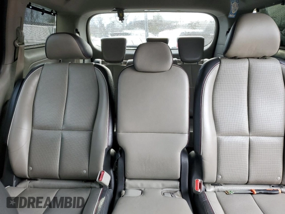 2015 Kia Sedona EX with VIN KNDMC5C18F6055487, listed as a Copart auction lot 47095305 with 221,310 mi miles and Salvage Title. Bid and sale history available at carsss.com. Image 10.