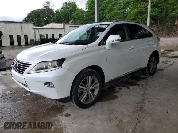 2015 Lexus RX 350 with VIN 2T2ZK1BA9FC161275, listed as a Copart auction lot 54072215 with 109,314 mi miles and Salvage Title. Bid and sale history available at carsss.com. Image 1.
