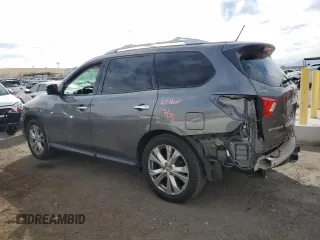 2018 Nissan Pathfinder SL with VIN 5N1DR2MN5JC670650, listed as a Copart auction lot 47557455 with 49,517 mi miles and Salvage Title. Bid and sale history available at carsss.com. Image 2.