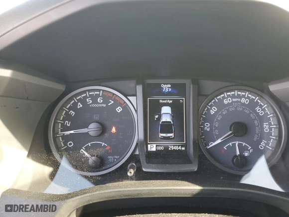 2023 Toyota Tacoma 4WD SR with VIN 3TMCZ5AN9PM638538, listed as a Copart auction lot 53910225 with 29,464 mi miles and Salvage Title. Bid and sale history available at carsss.com. Image 9.