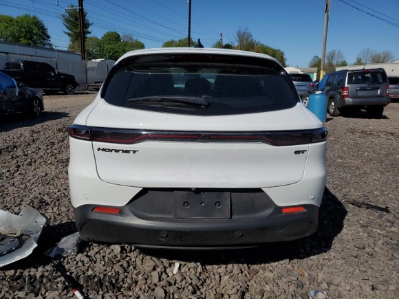 2024 Dodge Hornet GT Plus with VIN ZACNDFBN9R3A26665, listed as a Copart auction lot 54555225 with 8,453 mi miles and Salvage title. Bid and sale history available at DreamBid. Image 6.