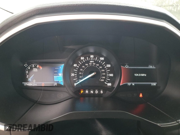 2019 Ford Edge SEL with VIN 2FMPK4J92KBB20148, listed as a Copart auction lot 55312345 with 74,684 mi miles and Salvage title. Bid and sale history available at DreamBid. Image 9.