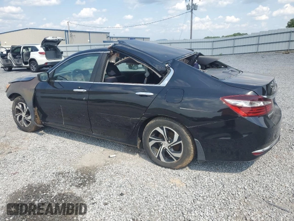 2017 Honda Accord Sedan LX with VIN 1HGCR2F33HA276454, listed as a Copart auction lot 55407955 with 136,415 mi miles and Salvage Title. Bid and sale history available at carsss.com. Image 2.
